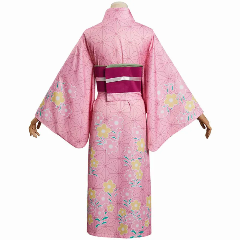 Demon Slayer Kimetsu no Yaiba Nezuko Kamado Summer Cosplay Costumes