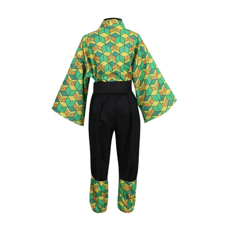 Demon Slayer Kimetsu no Yaiba Sabito Male Cosplay Costumes