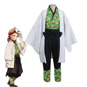 Demon Slayer Kimetsu no Yaiba Sabito Male Cosplay Costumes