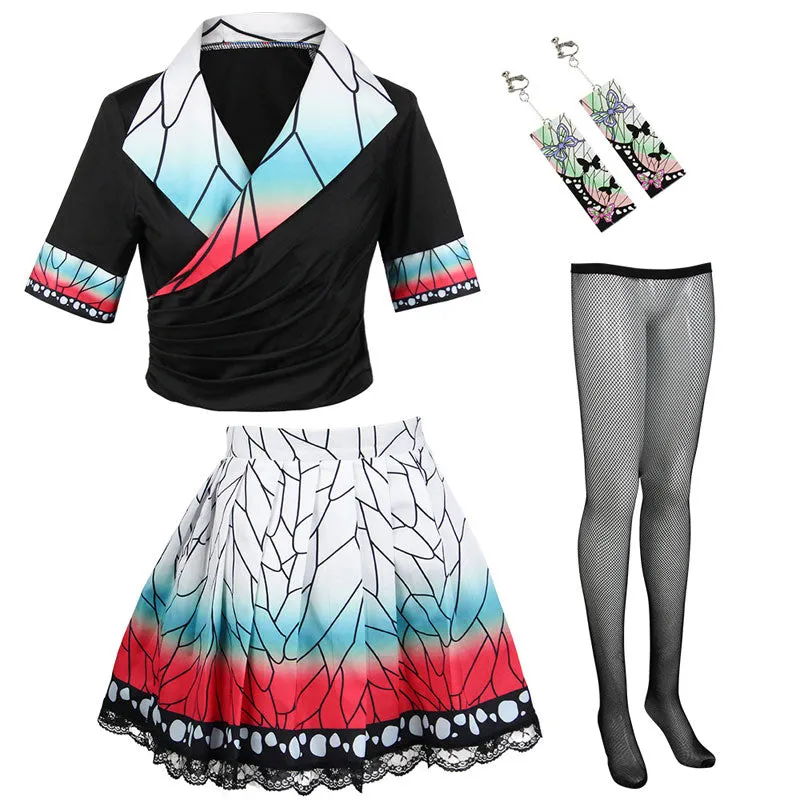 Demon Slayer Kimetsu no Yaiba Shinobu Kochou Cosplay Costumes