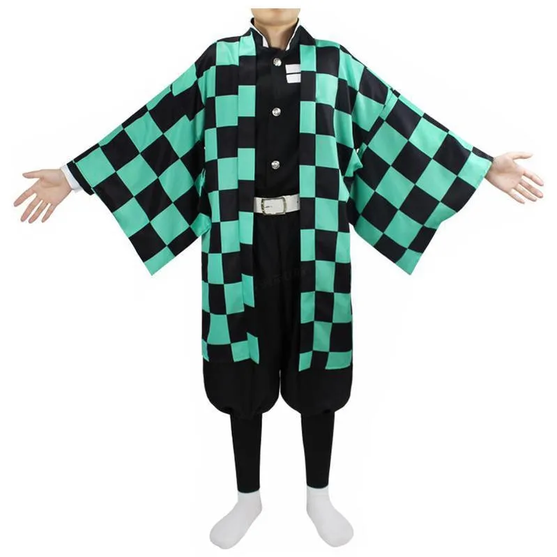Demon Slayer Kimetsu no Yaiba Tanjiro Kamado Cosplay Costumes