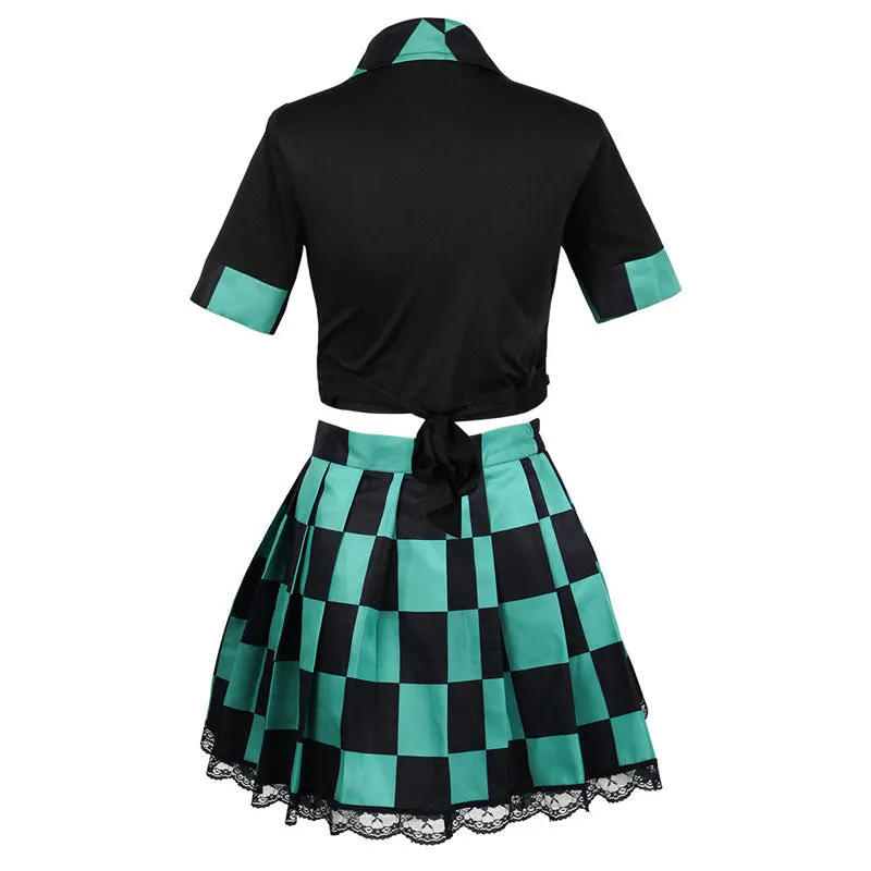 Demon Slayer Kimetsu no Yaiba Tanjiro Kamado Cosplay Costumes