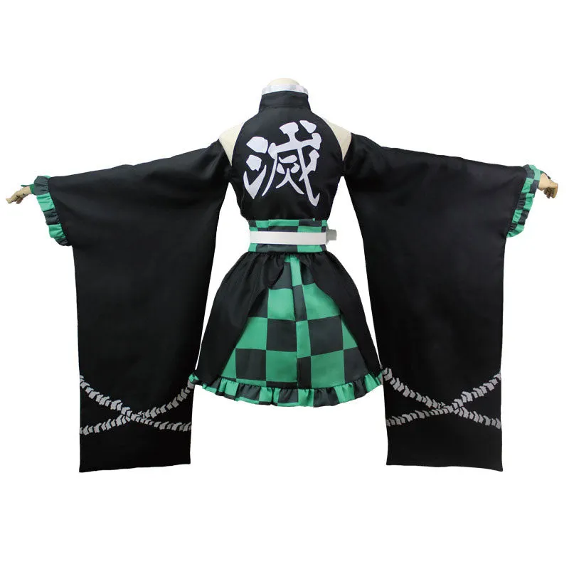 Demon Slayer: Kimetsu no Yaiba Tanjiro Kamado Dress Cosplay Costumes