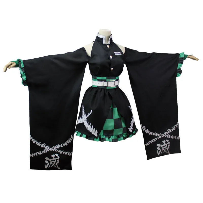 Demon Slayer: Kimetsu no Yaiba Tanjiro Kamado Dress Cosplay Costumes