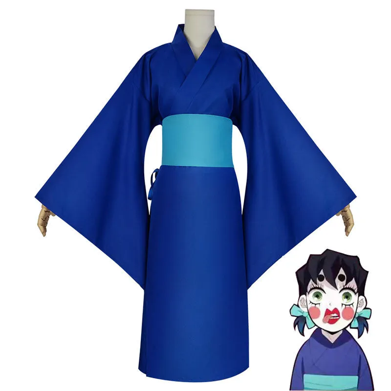 Demon Slayer Kimetsu no Yaiba Tanjiro Kamado Zenitsu Agatsuma Inosuke Hashibira Kimono Cosplay Costumes