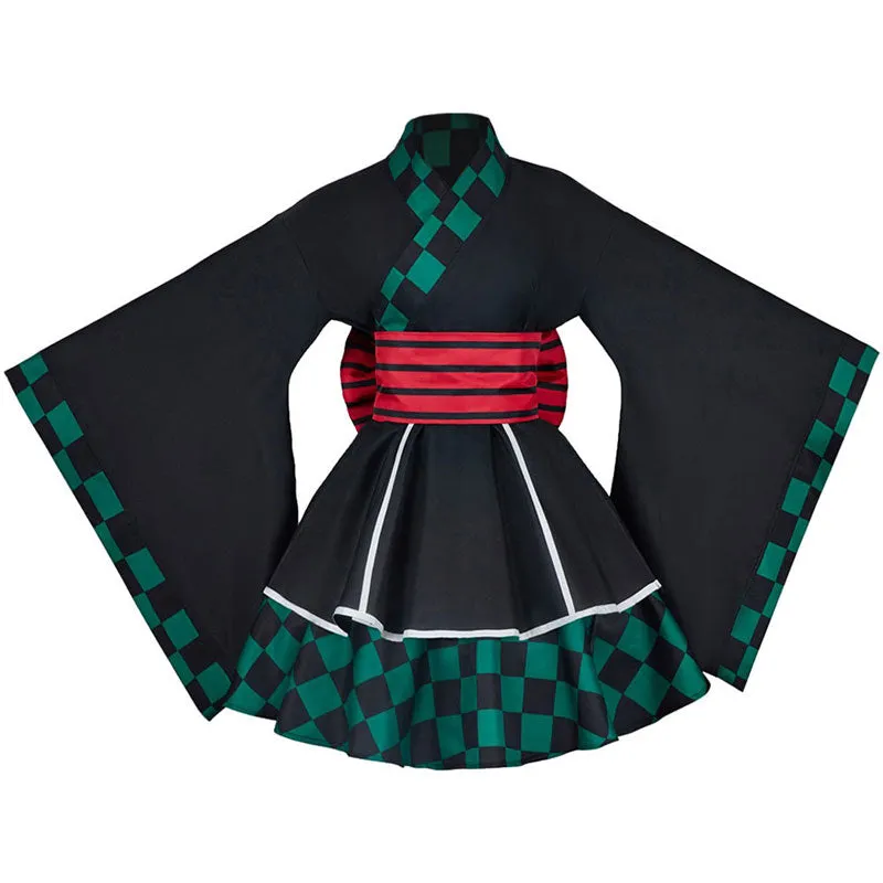 Demon Slayer Kimetsu no Yaiba Tanjiro Kamado Zenitsu Agatsuma Rengoku Kyoujurou Cosplay Costumes