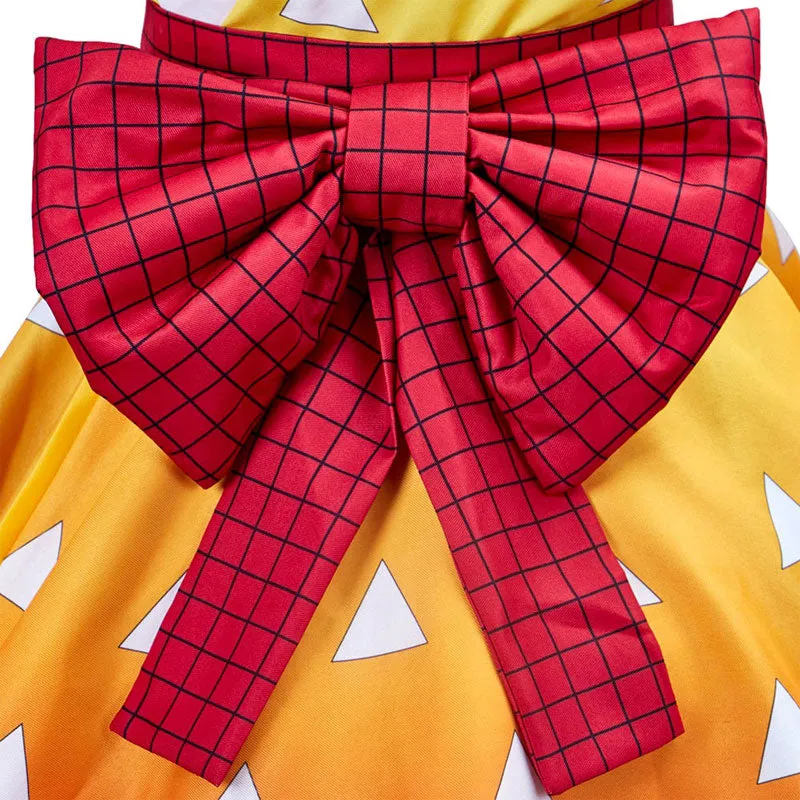 Demon Slayer Kimetsu no Yaiba Tanjiro Kamado Zenitsu Agatsuma Rengoku Kyoujurou Cosplay Costumes