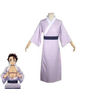 Demon Slayer Kimetsu no Yaiba Tanjirou Kamado Pajamas Cosplay Costumes