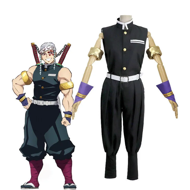Demon Slayer Kimetsu no Yaiba Tengen Uzui Cosplay Costumes