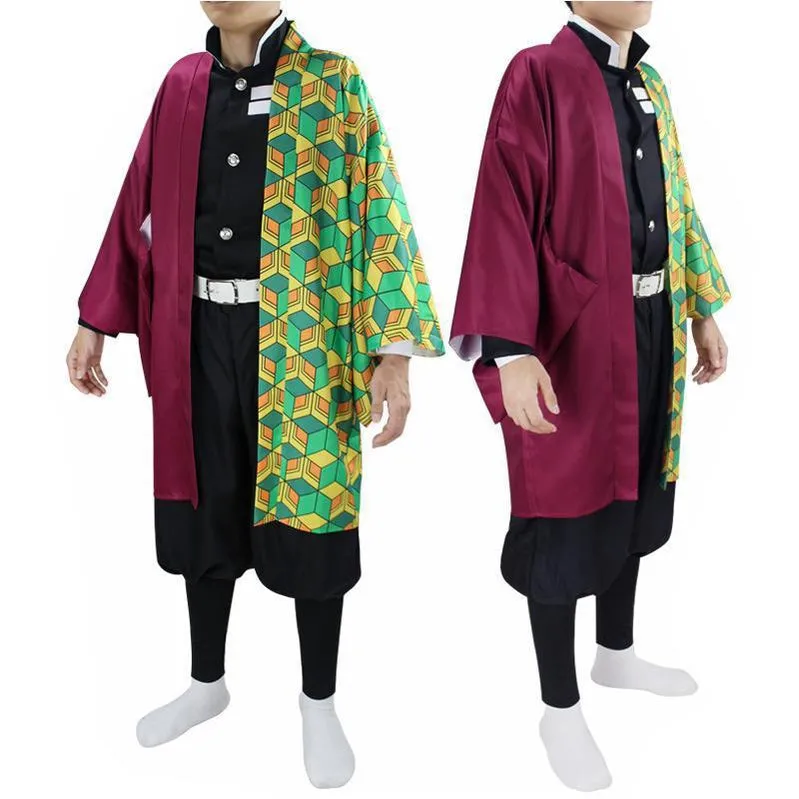 Demon Slayer Kimetsu no Yaiba Tomioka Giyuu Cosplay Costumes