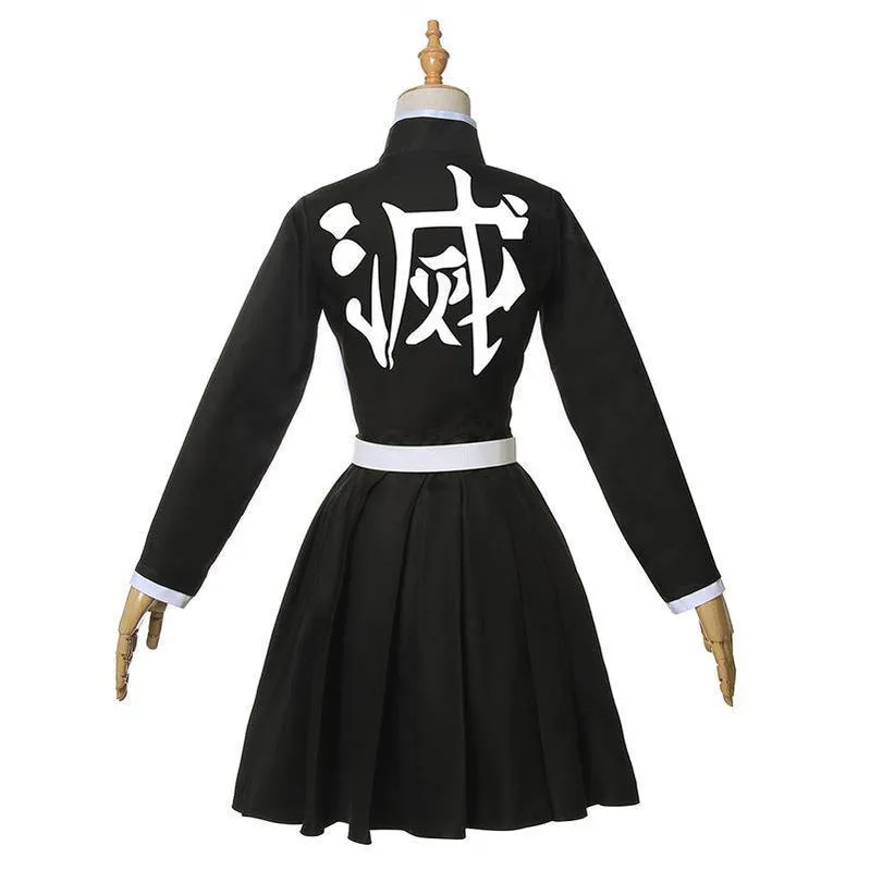 Demon Slayer Kimetsu no Yaiba Tsuyuri Kanawo Female Uniform Cosplay Costumes