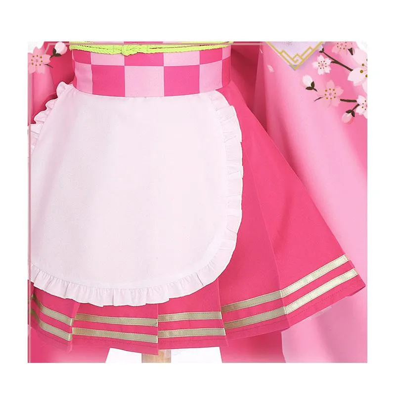 Demon Slayer Kimetsu no Yaiba Tsuyuri Kanawo Maid Outfit Cosplay Costumes