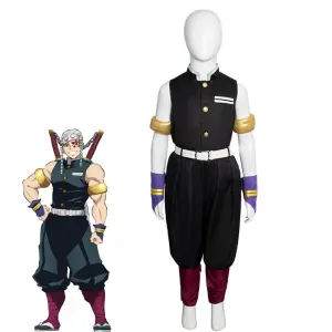 Demon Slayer Kimetsu no Yaiba Yaiba Uzui Kids Cosplay Costumes