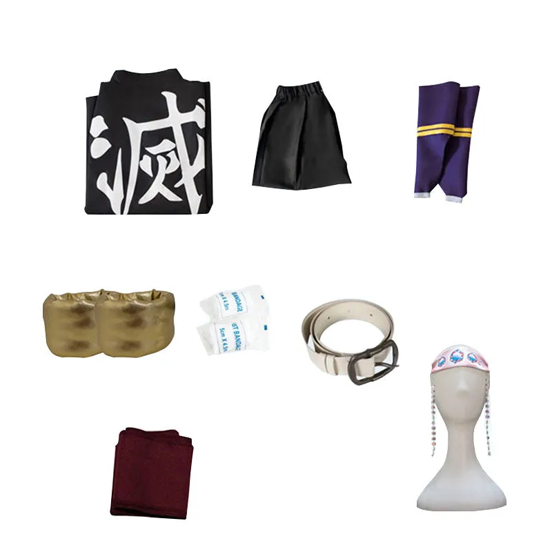 Demon Slayer Kimetsu no Yaiba Yaiba Uzui Kids Cosplay Costumes