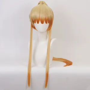Demon Slayer: Kimetsu no Yaiba Zenitsu Agatsuma Long Ponytail Cosplay Wigs