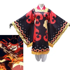 Demon Tanjuro Kamado Dance of the Fire God Hinokami Kagura Cosplay Costume