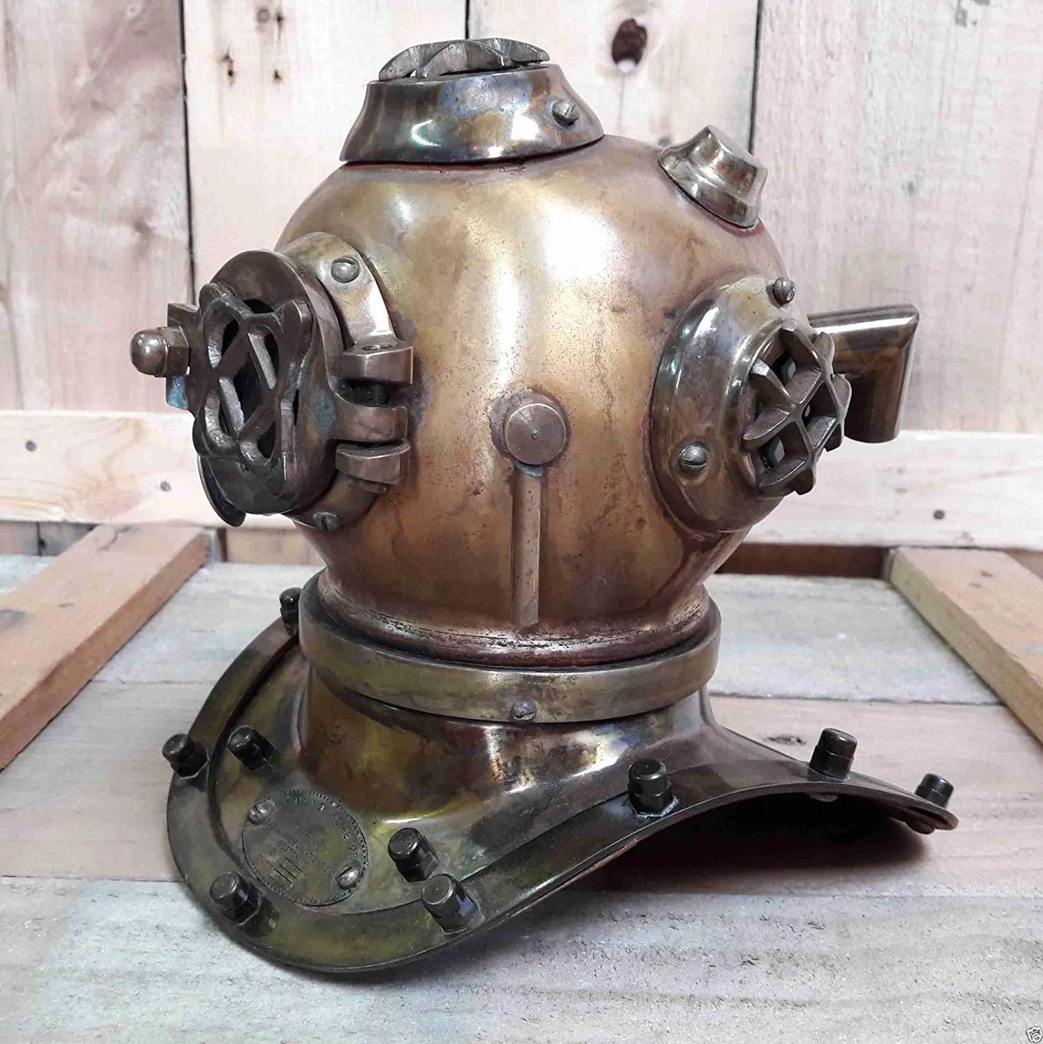 Diving Divers Helmet U.S Navy Mark V Real Antique Look Vintage Gift 7 inches