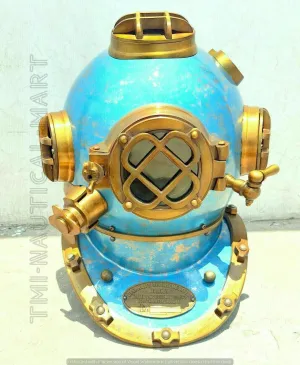 Diving Helmet Scuba US Navy Mark V Deep Sea Helmet Dcor Gift