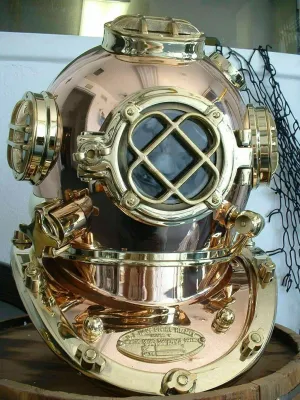 Diving Helmet U.S. Navy | Copper Brass Solid Heavy | Mark V Replica
