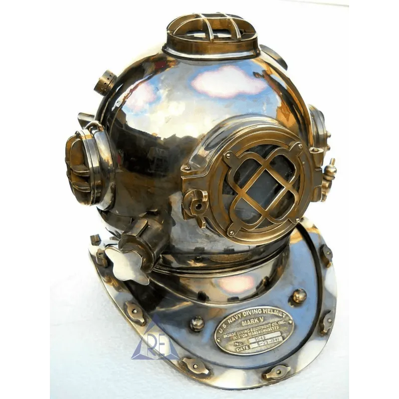 Diving Helmet US Navy Mark V Antique Scuba Diving Helmet