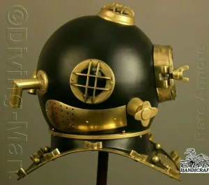 Diving Helmet U.S Navy Mark V Deep Sea Antique Scuba Vintage