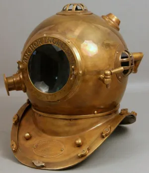 Diving Helmet US Navy Mark V Deep Sea Marine Divers Antique Scuba 18''