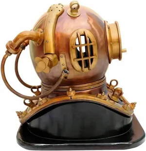 Diving Helmet Vintage Copper Antique Scuba Divers Diving Helmet Morse