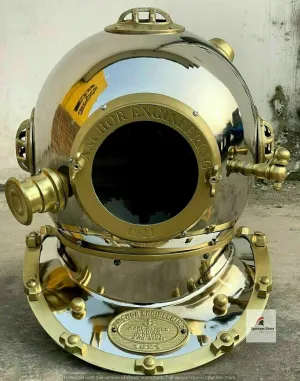 Diving Helmet Vintage Divers Helmet Deep Sea US Navy Mark