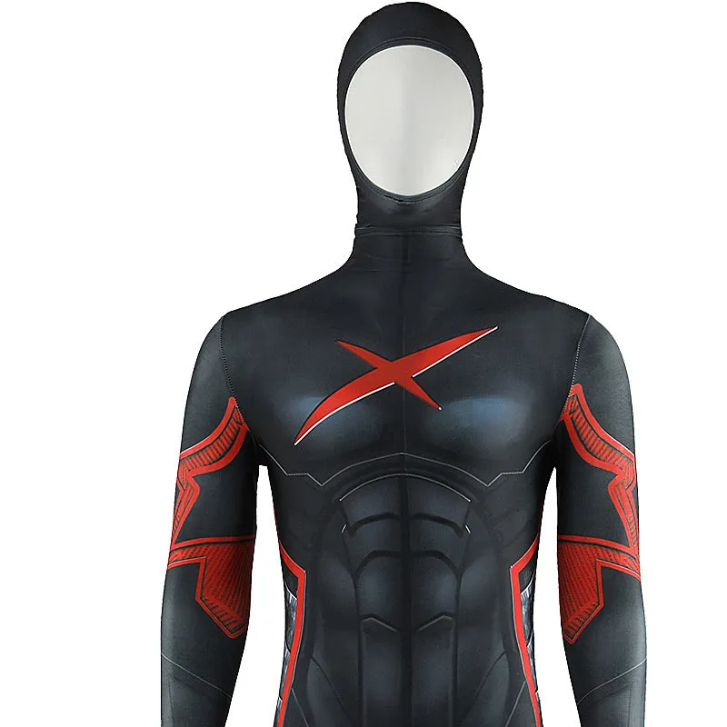 Earth-27 Red X Jumpsuit Cosplay Costumes