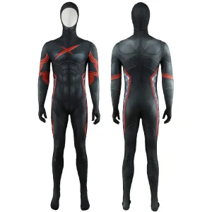 Earth-27 Red X Jumpsuit Cosplay Costumes