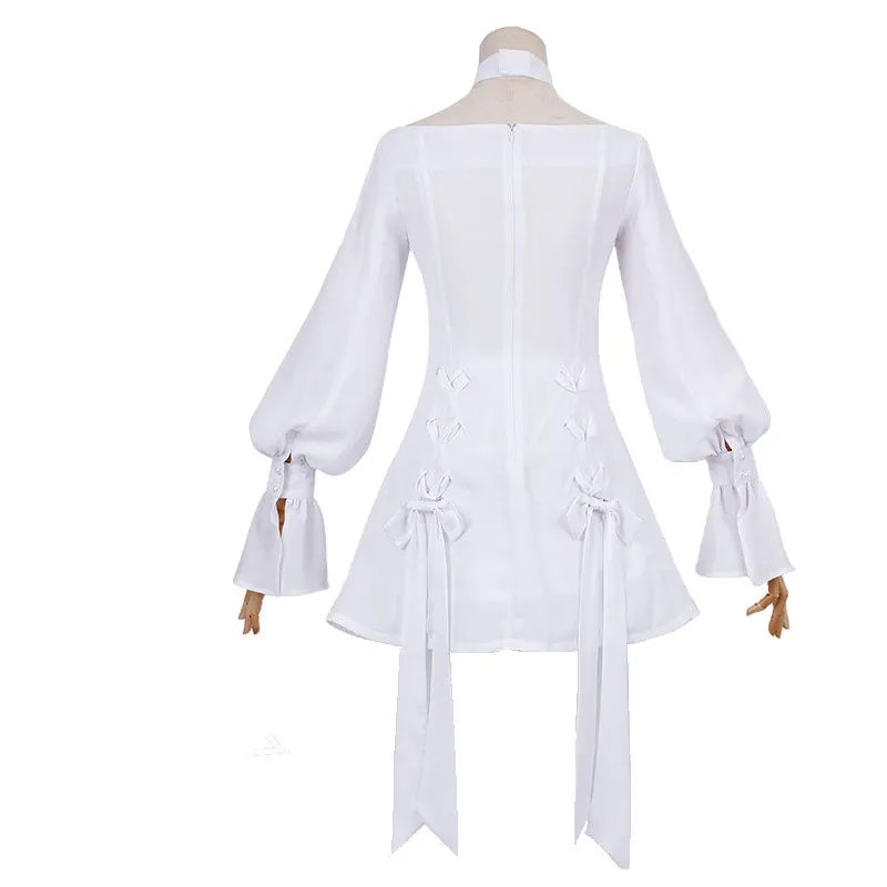 Final Fantasy Minfilia Warde White Cosplay Costumes