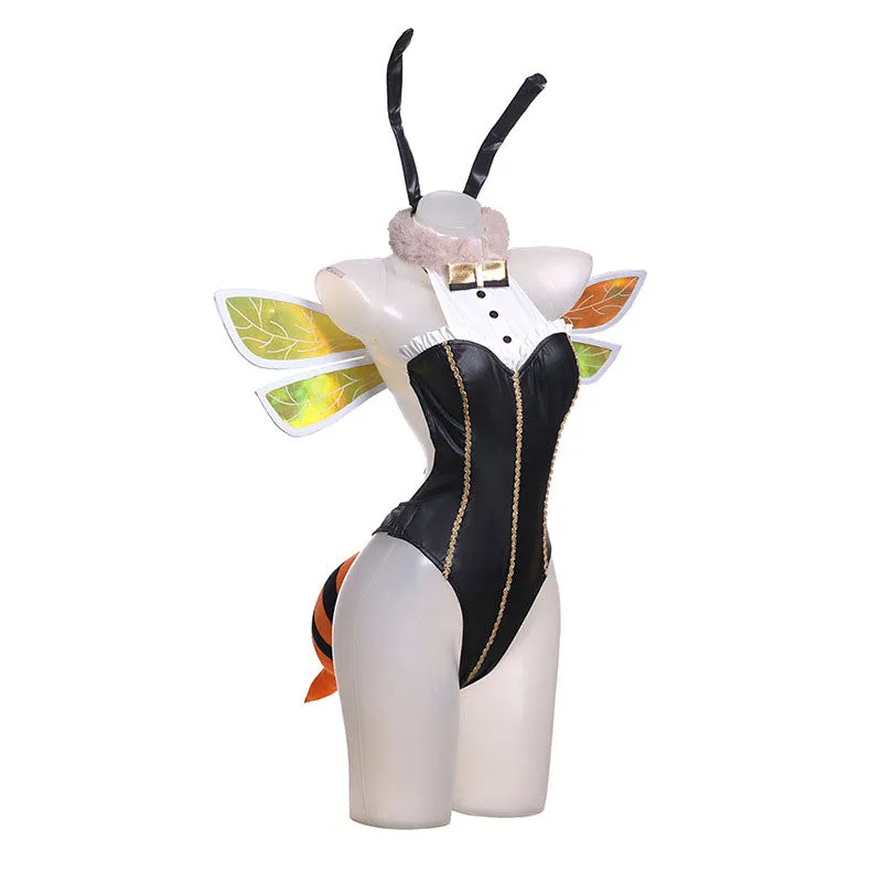 Final Fantasy VII Remake Aerith Gainsborough Bee Bunny Girl Cosplay Costume