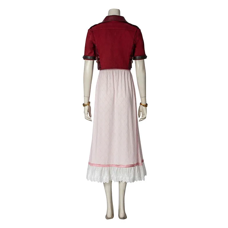 Final Fantasy VII Remake FF7 Aerith Gainsborough Cosplay Costume