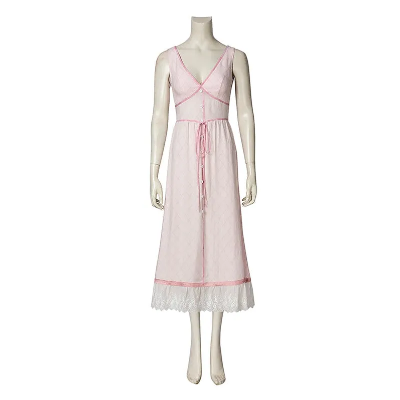 Final Fantasy VII Remake FF7 Aerith Gainsborough Cosplay Costume