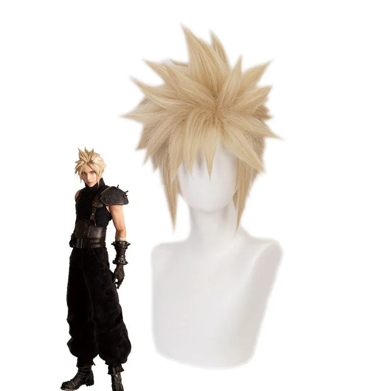 Final Fantasy VII Remake FF7 Female Cloud Strife Cosplay Wigs