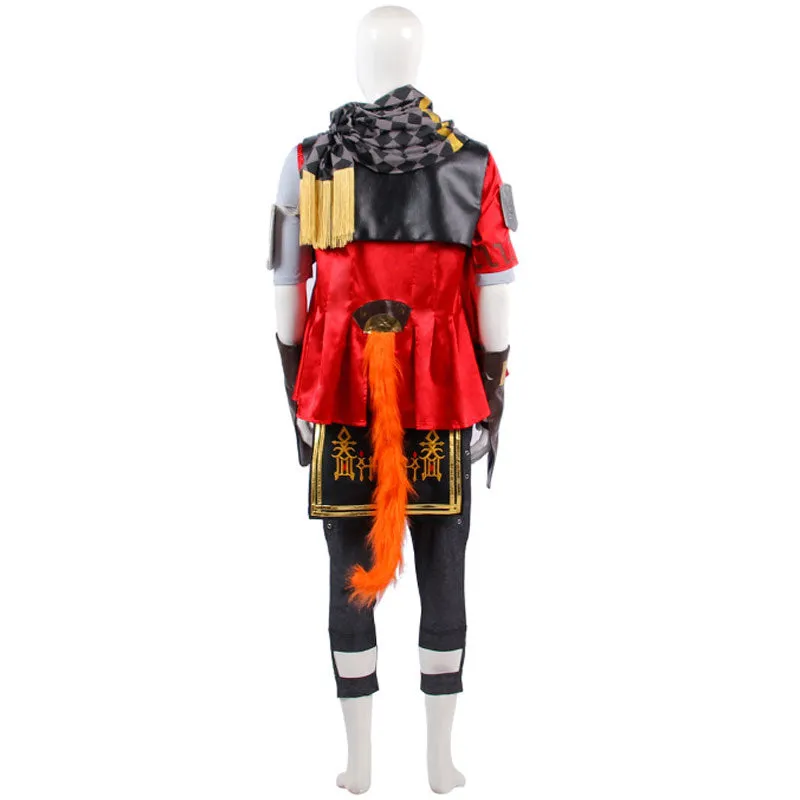 Final Fantasy XIV: Endwalker Graha Tia Red Cat Cosplay Costume
