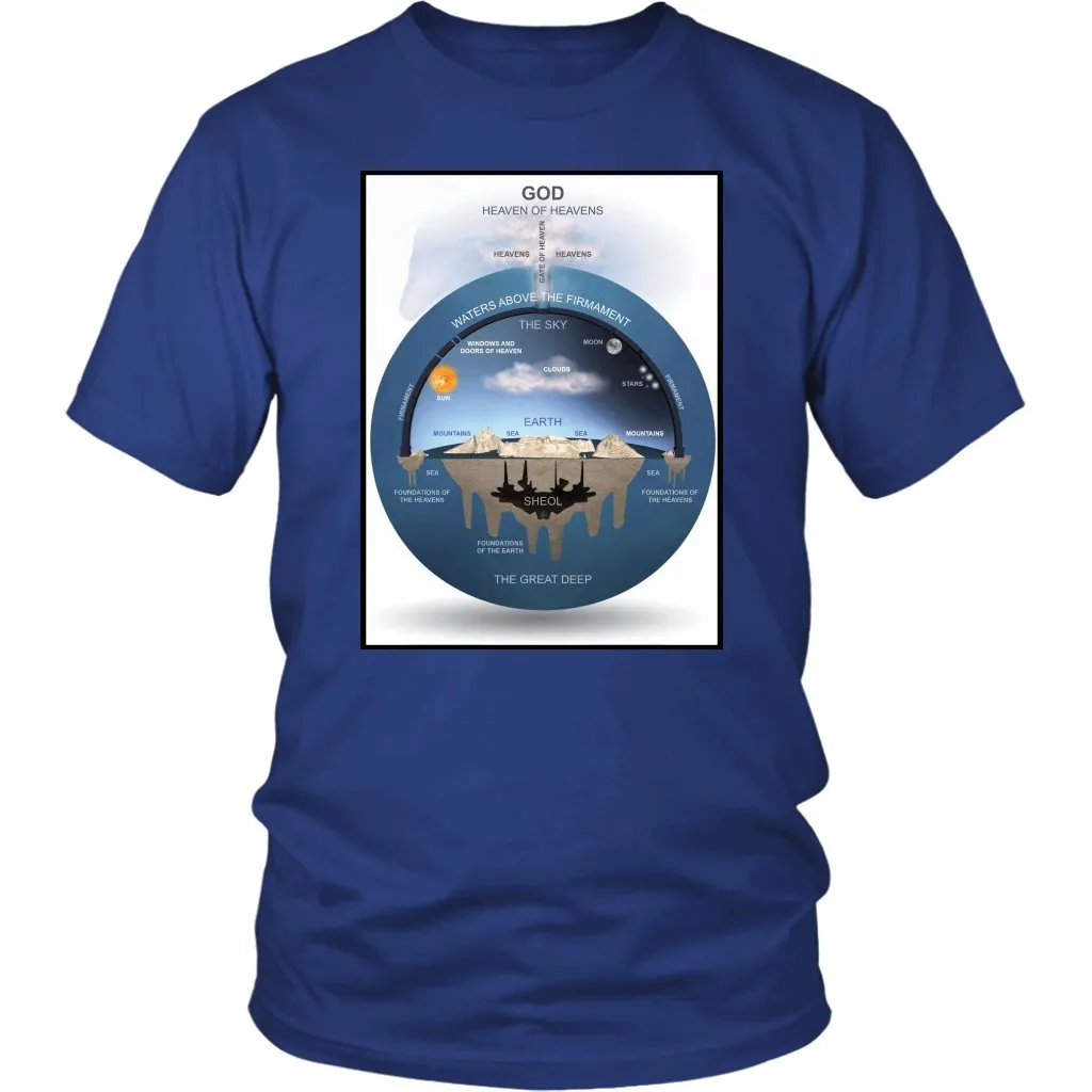 Flat Earth Shirt | Flat Earth Map | Tees Shirt | District Unisex Shirt