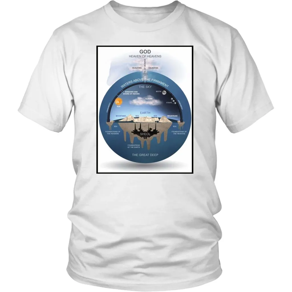 Flat Earth Shirt | Flat Earth Map | Tees Shirt | District Unisex Shirt
