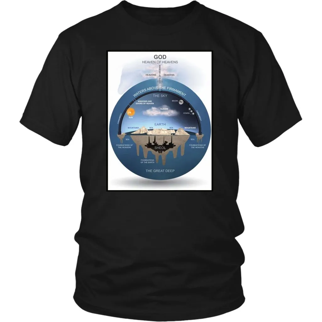 Flat Earth Shirt | Flat Earth Map | Tees Shirt | District Unisex Shirt