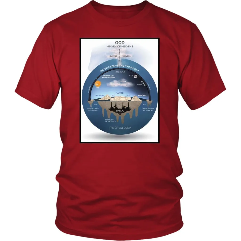 Flat Earth Shirt | Flat Earth Map | Tees Shirt | District Unisex Shirt