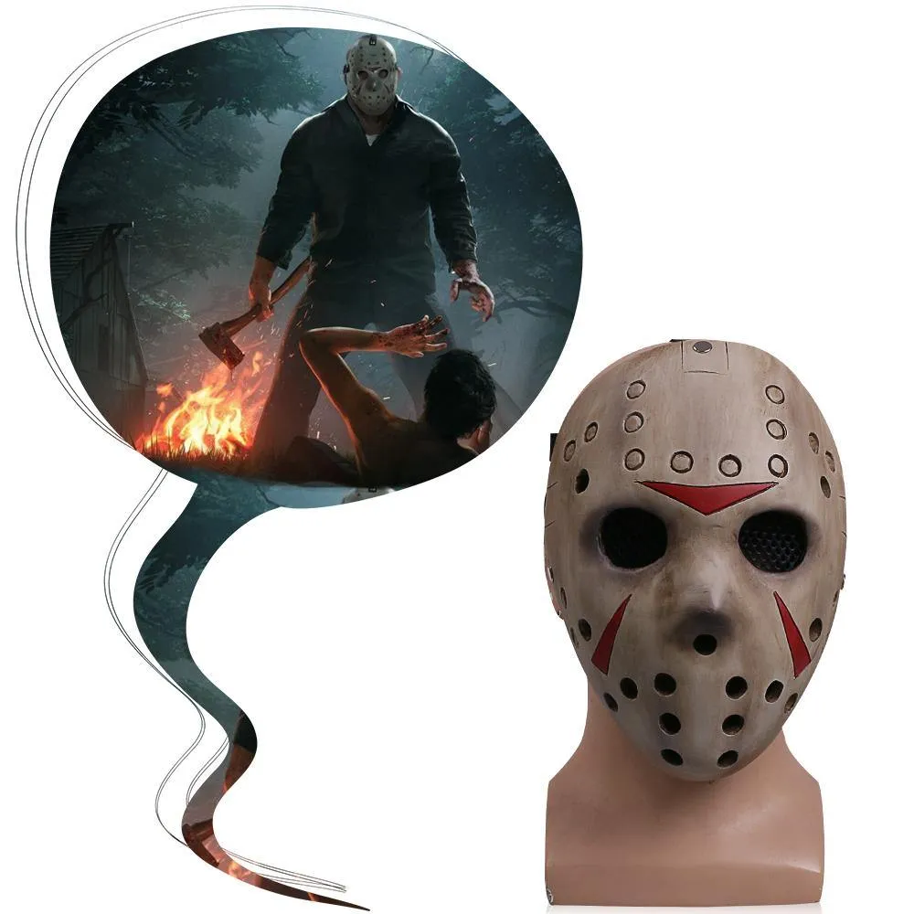 Friday the 13th Jason Voorhees Mask Jason VS Freddy Hockey Mask New