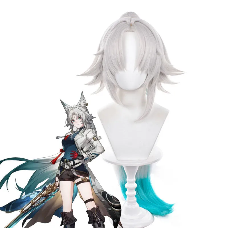 Game Honkai: Star Rail Feixiao Cosplay Wigs