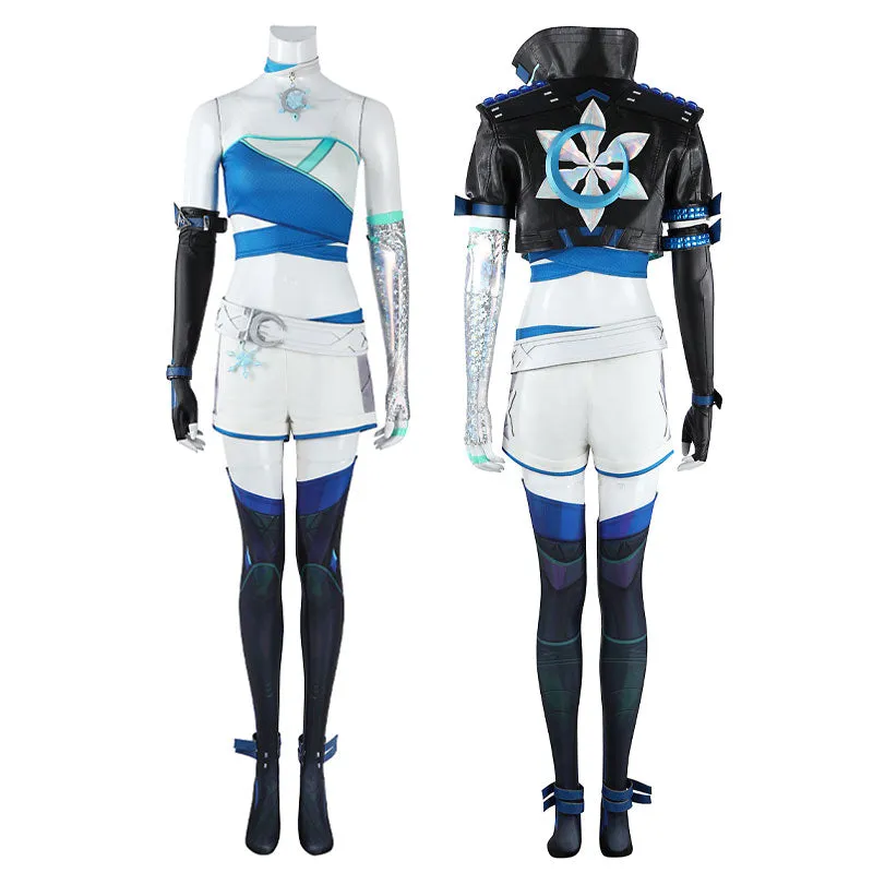 Game Marvel Rivals Luna Snow Cosplay Costumes