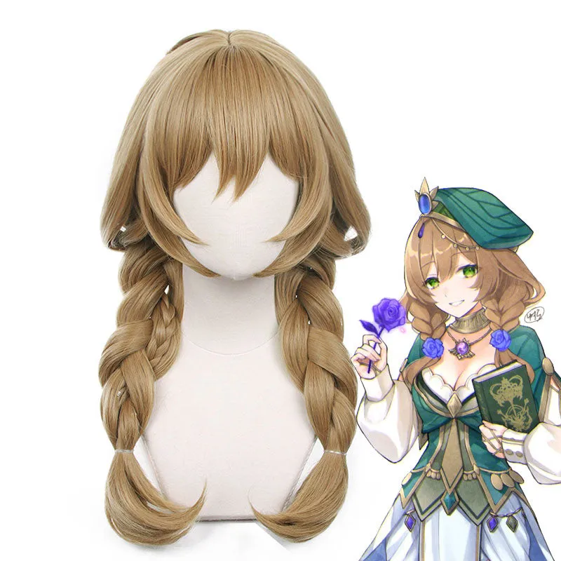 Genshin Impact A Sobriquet Under Shade Lisa Second Blooming Cosplay Wigs