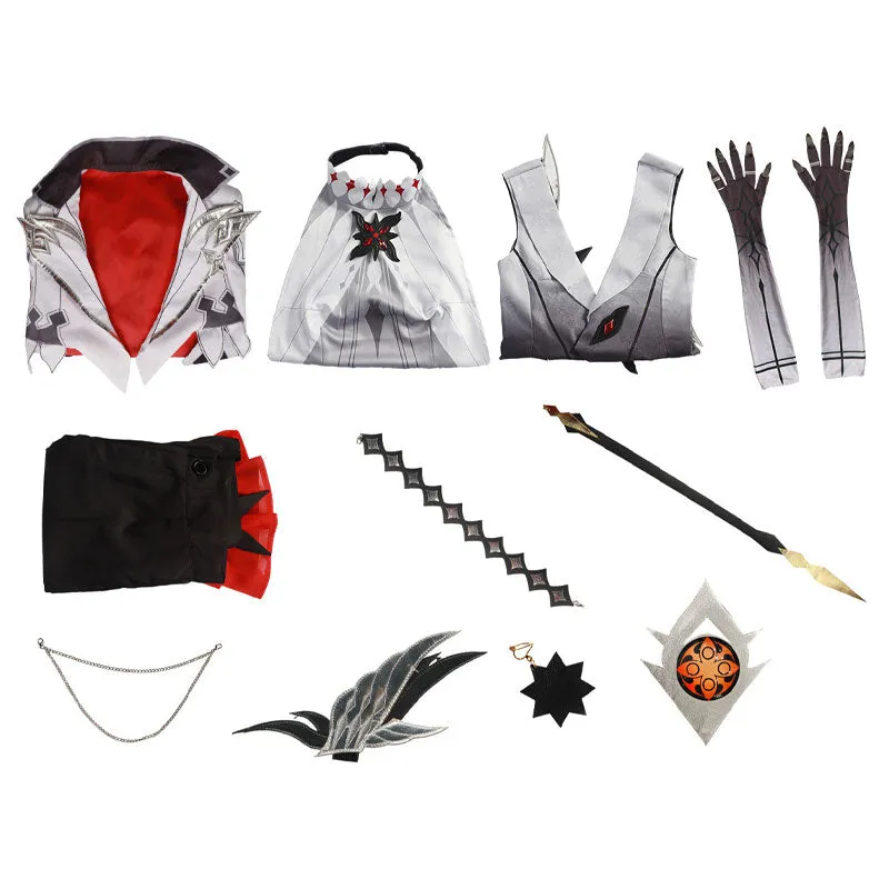Genshin Impact Arlecchino The Knave Cosplay Costumes
