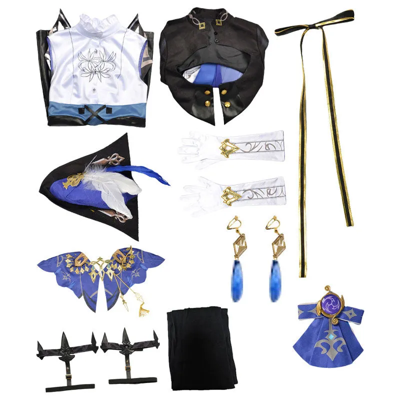 Genshin Impact Clorinde Cosplay Costumes