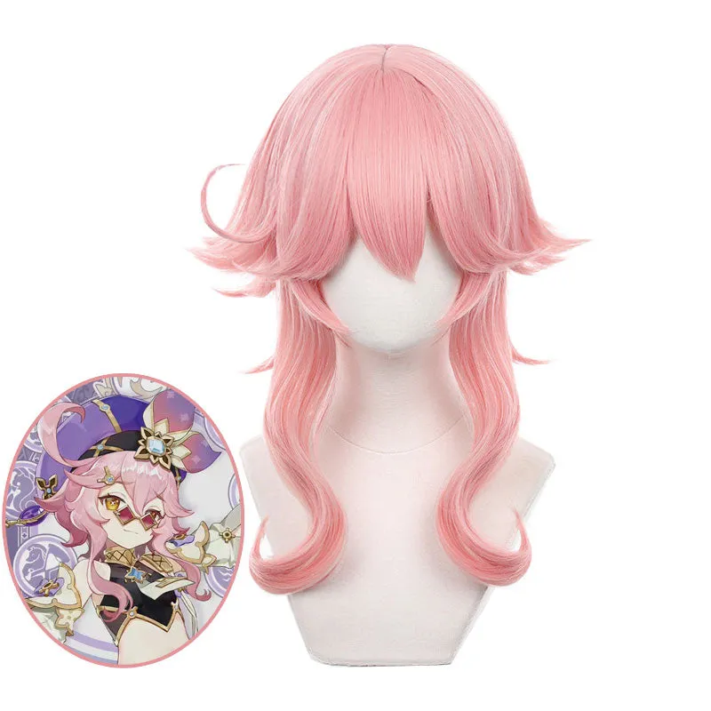 Genshin Impact Dori Pink Cosplay Wigs