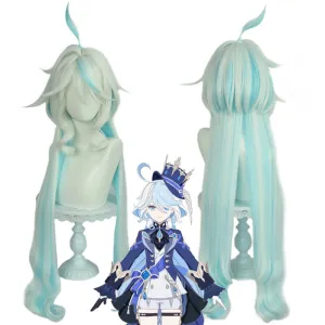 Genshin Impact Focalors Cosplay Wig
