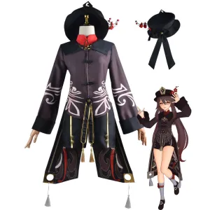 Genshin Impact Hu Tao Cosplay Costumes