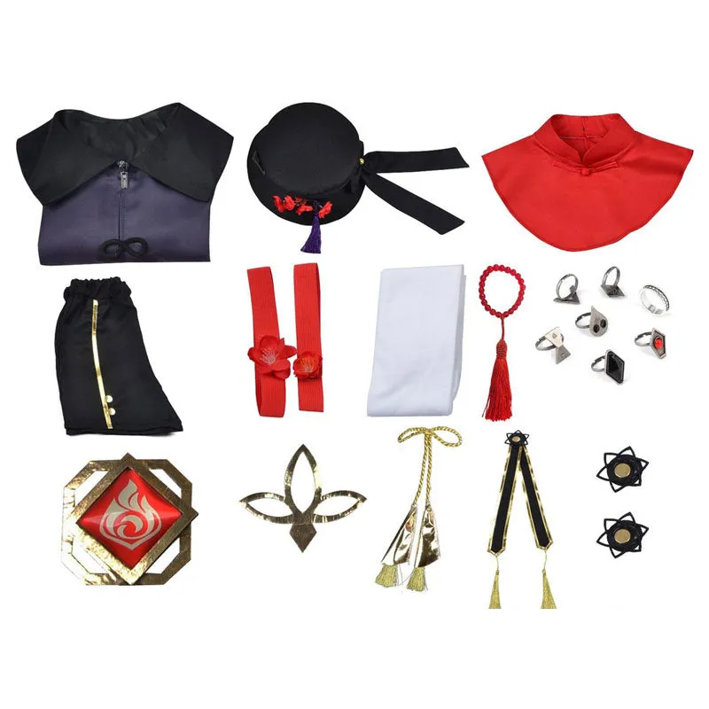 Genshin Impact Hu Tao Cosplay Costumes